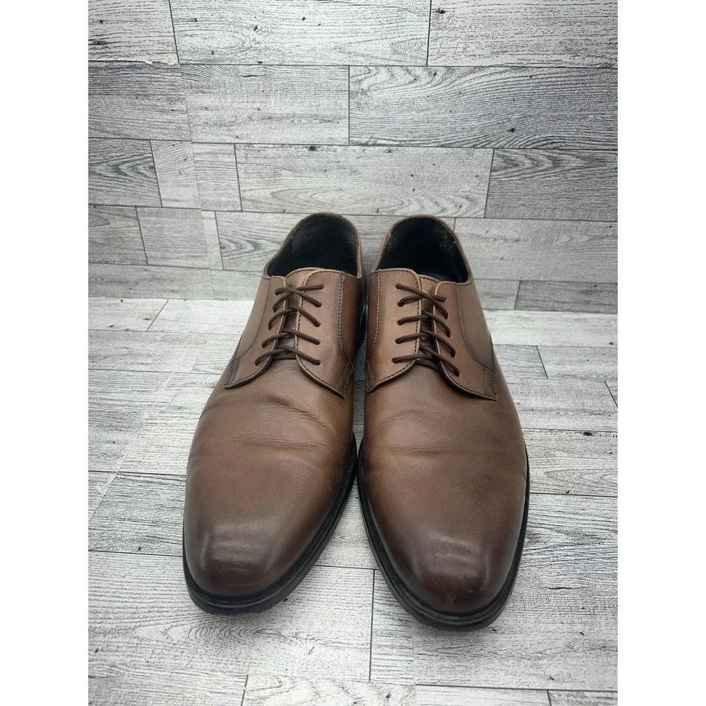To Boot New‎ York Adam Derrick Oxford Dress Shoes Brown Leather Size 10M